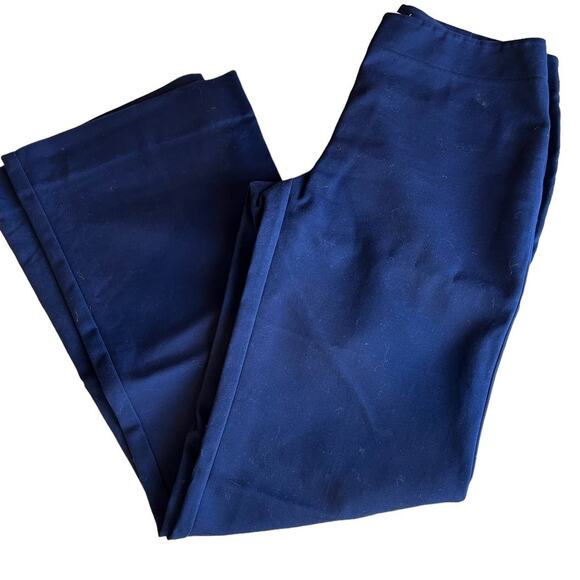 Chicos Wide Leg Office Ready Pants Navy Blue S - Picture 1 of 7